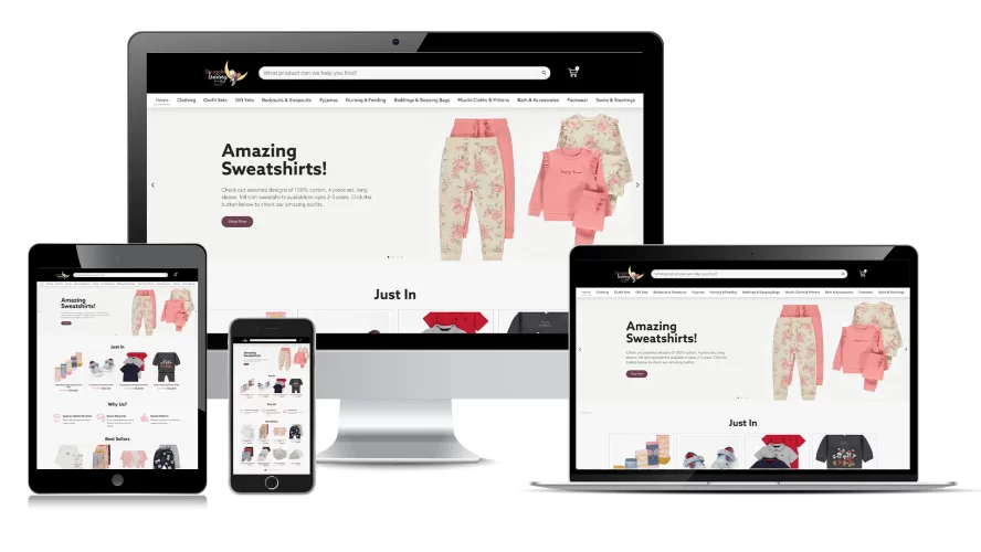 Snuggle Bunny Website Responsive Layout